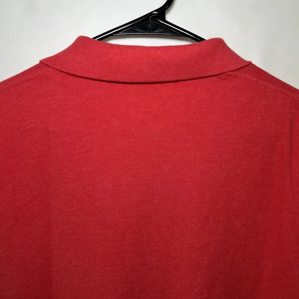 Polo by Ralph Lauren Red Polo Shirt with Blue Logo